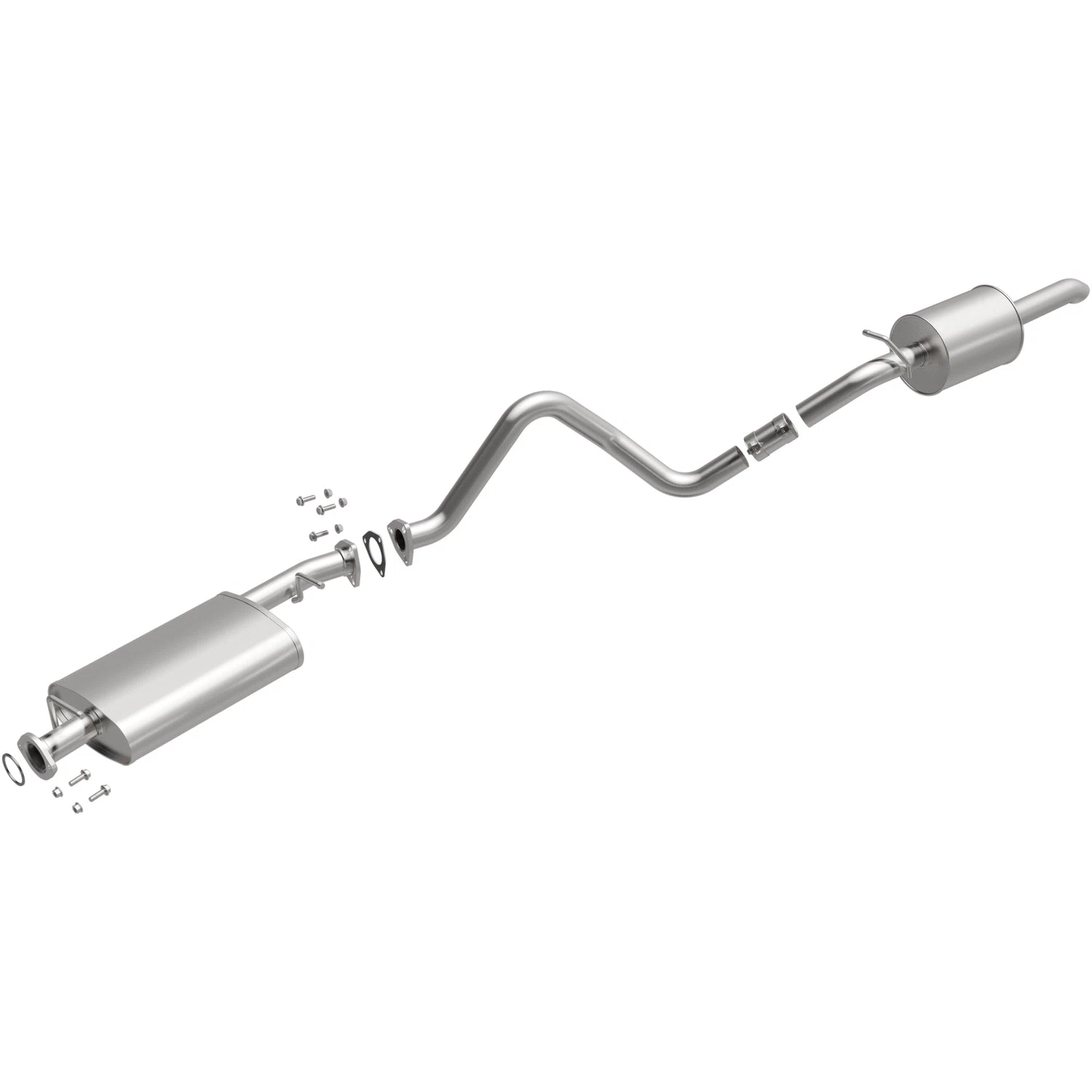 Fits 1999-2004 Land Rover Discovery Direct-Fit Replacement Exhaust 106-0298